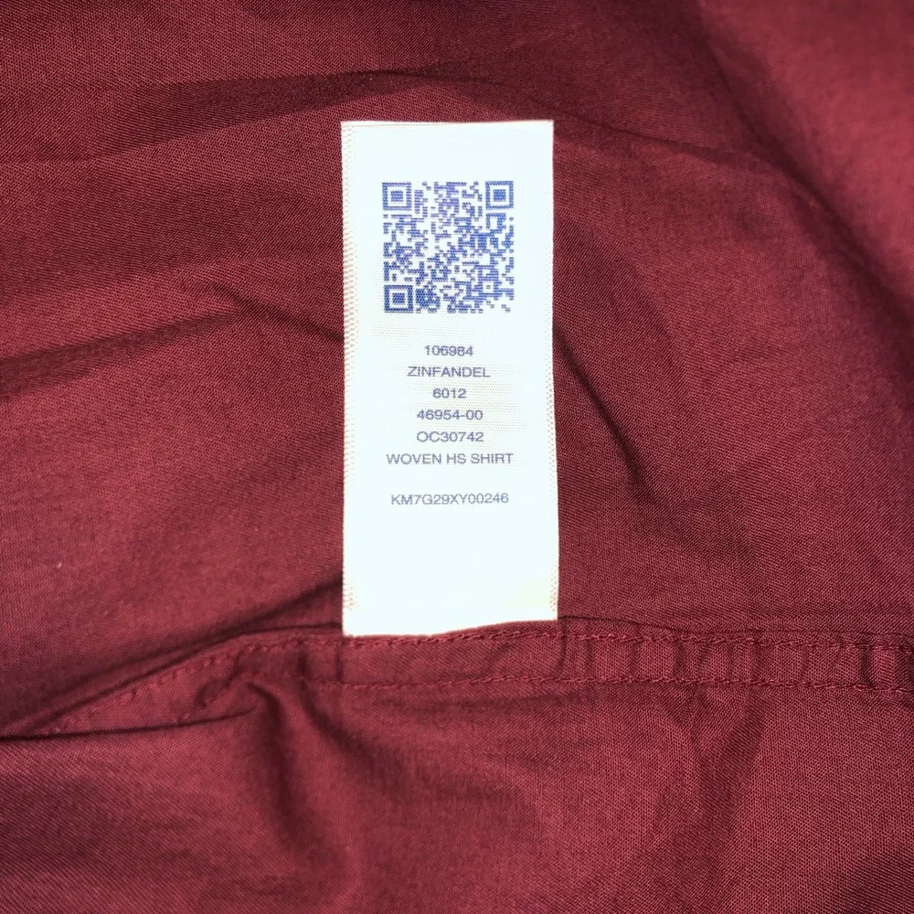 True Religion Western Embroidery Mens L/S Snap Button Down Shirt Zinfandel